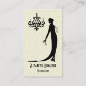 色Moiのファッションプレートの~の名刺を変えて下さい 名刺 (正面)