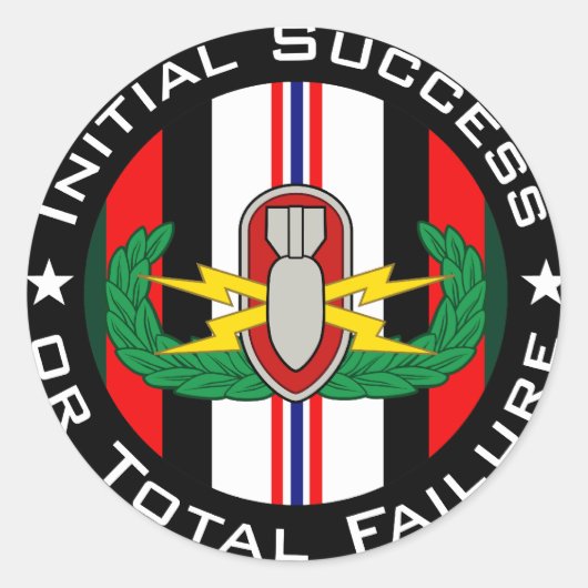 色OEF ISoTFのEOD ラウンドシール (正面)