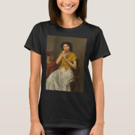 艶やかな甘党の女性 (ルードヴィヒ・クナウス作) Tシャツ
