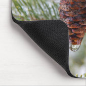 艶をかけられた円錐形 マウスパッド (コーナー)