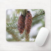 艶をかけられた円錐形 マウスパッド (マウス)