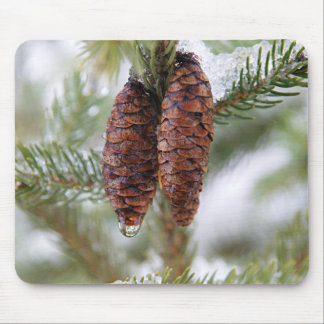 艶をかけられた円錐形 マウスパッド