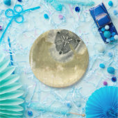 艶をかけられた質のFlowerheadの抽象芸術 ペーパープレート (パーティー)