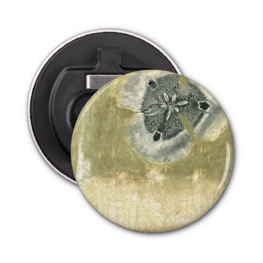 艶をかけられた質のFlowerheadの抽象芸術 栓抜き (正面)