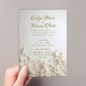 艶消しアエレガントクリル招待状 アクリル招待状 (インサイチュ (ポータブル))