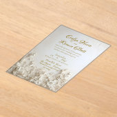 艶消しアエレガントクリル招待状 アクリル招待状 (レイダウン)