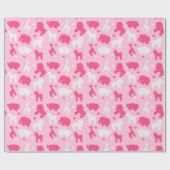 艶消し動物振り掛けクッキー包装紙 ラッピングペーパー (フラット)