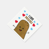 芋が大好き スタンダードカクテルナプキン (角)