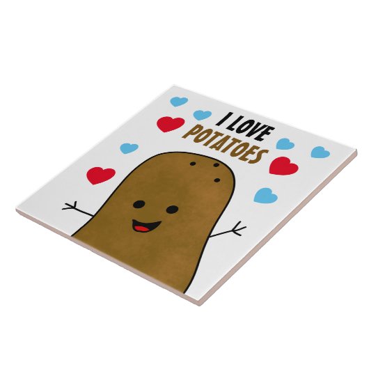 芋が大好き タイル (側面)