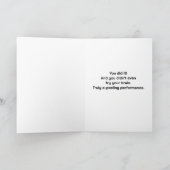 芋のダブルミーニング祝福カード - 信じられない！ カード (内部)