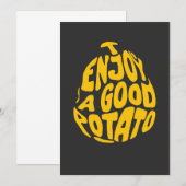 芋楽しむが好い 招待状 (正面/裏面)