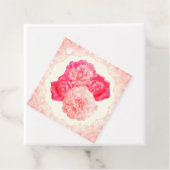 芍薬とバラのギフトタグ 特別な行事 フェイバータグ (インサイチュ)