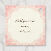 芍薬とバラのギフトタグ 特別な行事 フェイバータグ (裏面)