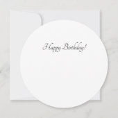 芍薬と織物 招待状 (裏面)