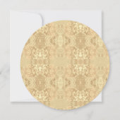 芍薬と織物 招待状 (正面)