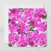 芍薬のご招待。招待状 セーブザデート (裏面)