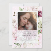 芍薬のエレガントな写真 母の日 シーズンカード (正面)