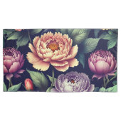 芍薬のフラワーパターンとぴったりマッチ 枕カバー (正面左)
