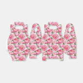 芍薬のプリントパーティートリートボックス フェイバーボックス (折り畳みなし)