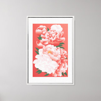 芍薬の優しいささやき キャンバスプリント