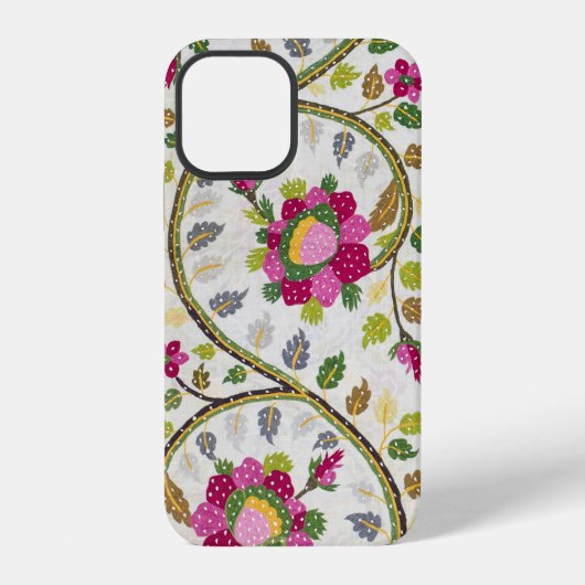 芍薬の文様、ウィリアム・モリス iPhoneケース (裏面)