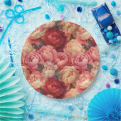 芍薬の紙皿 ペーパープレート (パーティー)