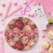 芍薬の紙皿 ペーパープレート (パーティー)