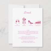 芍薬の結婚式 詳細 招待状 (正面)