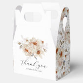 芍薬の花が咲くギフトボックス フェイバーボックス (オープン)