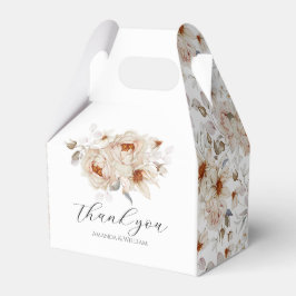 芍薬の花が咲くギフトボックス フェイバーボックス