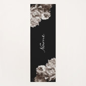 芍薬の花が咲く ヨガマット (正面)