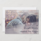 芍薬の花のウェディング＆写真招待状 招待状 (正面)