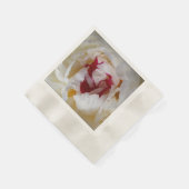 芍薬の花びら 縁ありカクテルナプキン (角)