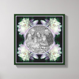 芍薬の花フレーム 自分だけの写真を作ろう キャンバスプリント