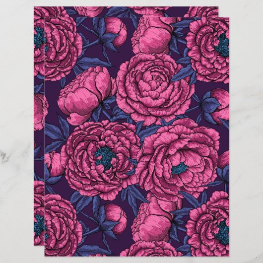 芍薬の花束 (正面/裏面)