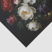 芍薬の花束 バロックの静物画 薄葉紙 (詳細)