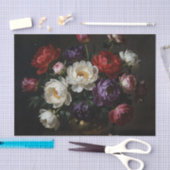 芍薬の花束 バロックの静物画 薄葉紙 (クラフト)