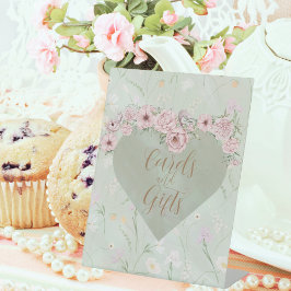 芍薬の花束 ブライダルシャワーのためのペデスタルサイン 台座サイン