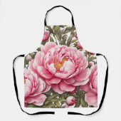 芍薬の花 エプロン (正面)