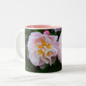芍薬の花 ツートーンマグカップ (正面左)