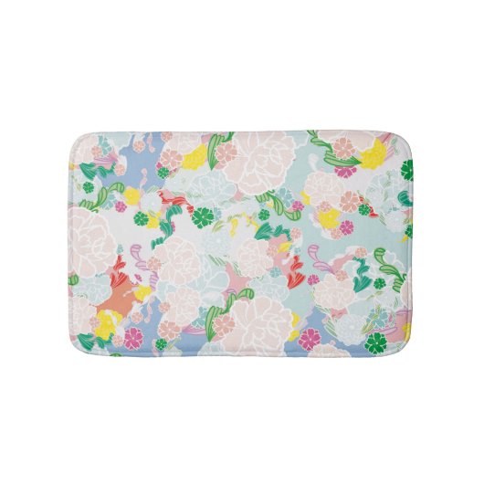 芍薬の花 バスマット (正面)