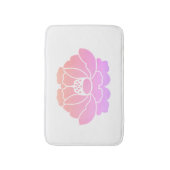 芍薬の花 バスマット (正面縦)