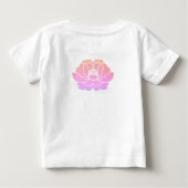 芍薬の花 ベビーTシャツ (裏面)