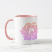 芍薬の花 マグカップ (左)