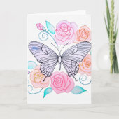 芍薬の花 案内状 (正面)