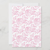 芍薬エレガンス ウェディング セーブザデート (裏面)