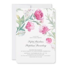 芍薬 ウォーターカラー ヴィンテージ ブーケ ウェディング