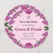 芍薬。 セーブザデート (正面/裏面)