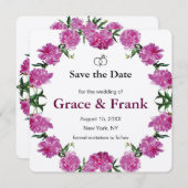 芍薬。 セーブザデート (正面/裏面)