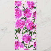 芍薬。フラットメニュー メニュー (裏面)